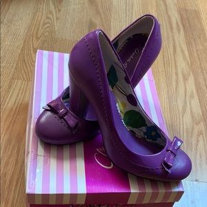 Purple Heels with Bow